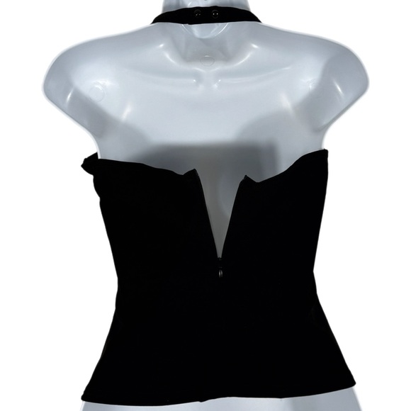 Killstar Kon-Tiki Halter Top S Black Vince Ray Spooky Goth Rockabilly - Picture 4 of 9